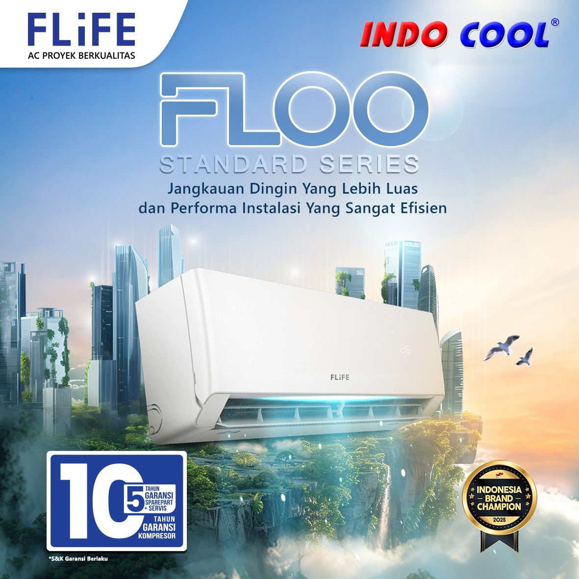AC FLIFE STANDART 3/4PK / 0,75PK / FAC-07FLOO